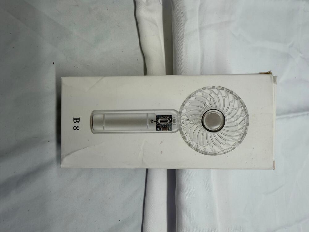 LG Portable Handheld Fan – Rechargeable – Multi‑Speed – Compact Cooling – New